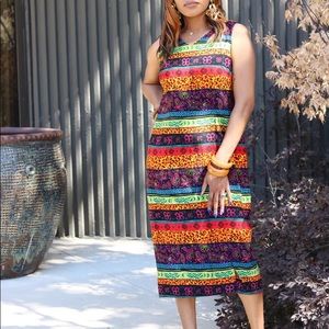 Vintage Colorful Dress